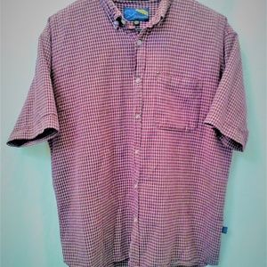 Address Unknown S/S Shirt XL Red/Brick Plaid